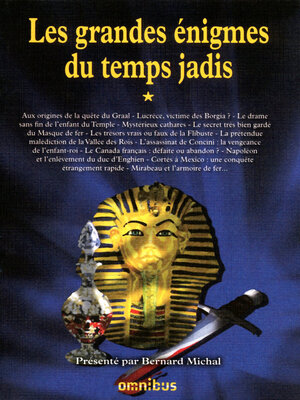 cover image of Les Grandes Enigmes du temps jadis, tome 1